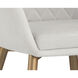 Jayna Champagne Gold / Antonio Linen Dining Armchair